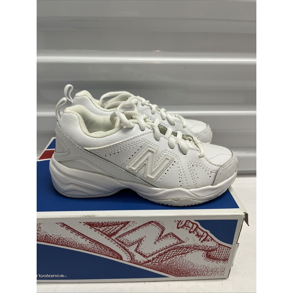 New Balance 624 White Leather Lace Up Uniform Sneakers Shoes SZ 11.5 M